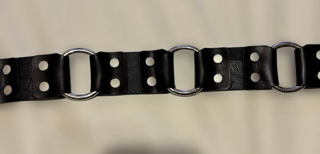 ヒステリックグラマー HYPNOTIZED LOGO リングレザーベルト