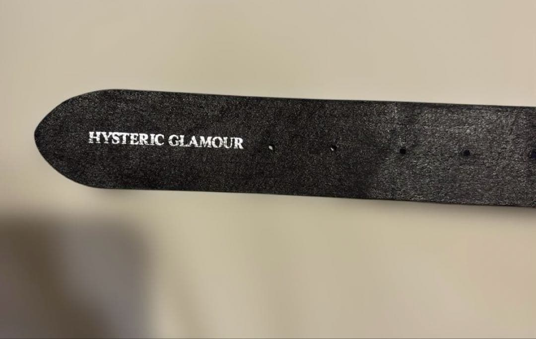 ヒステリックグラマー HYPNOTIZED LOGO リングレザーベルト