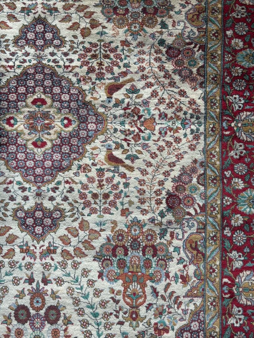 ペルシャ絨毯　ヴィンテージ　手織り