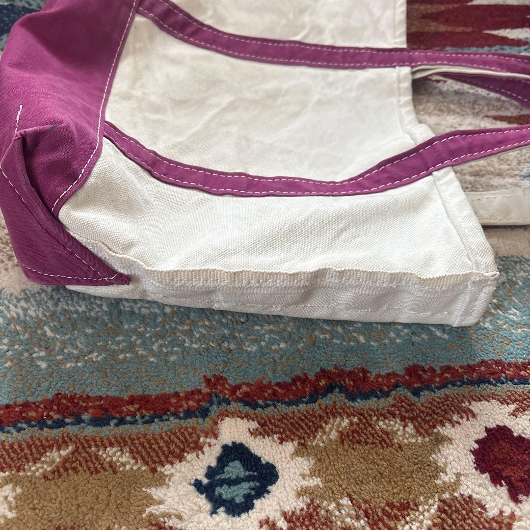 椰*木様 90s usa製　L.L.Bean トートバッグ パープル