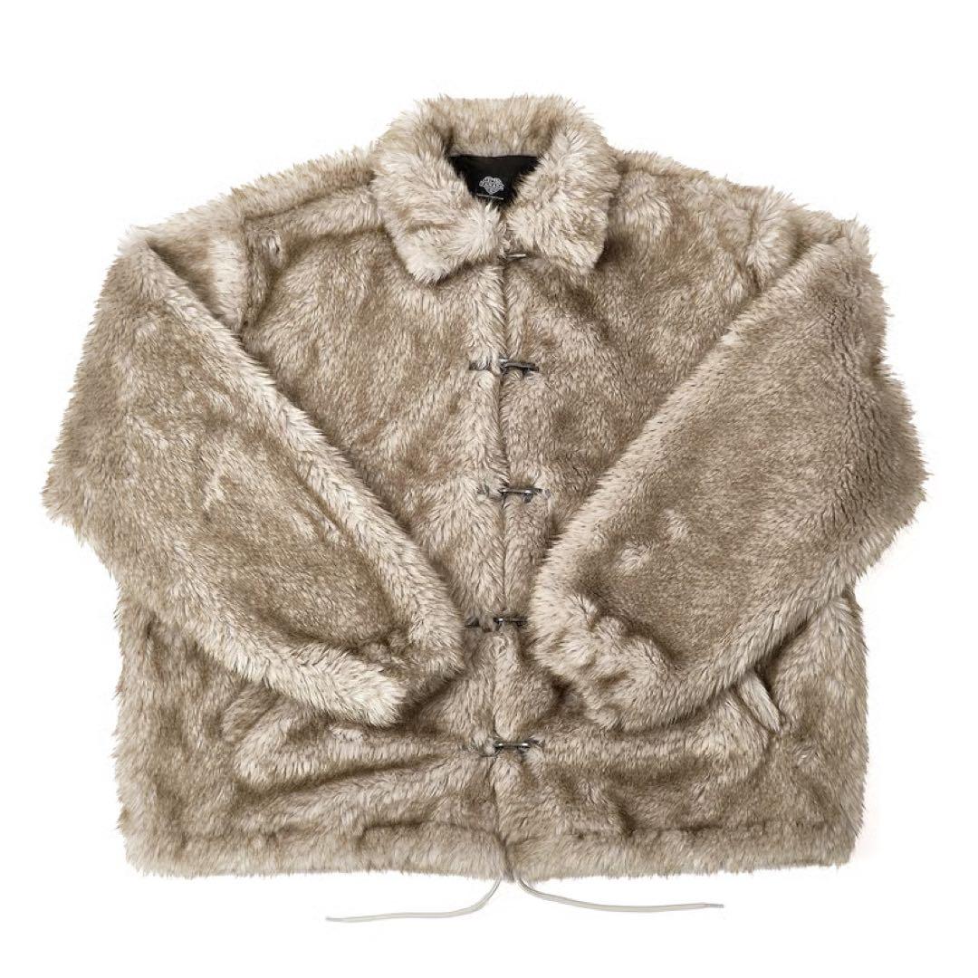 FAKE FUR COACH JACKET タトゥースタジオ山田蓮　最終値下げ