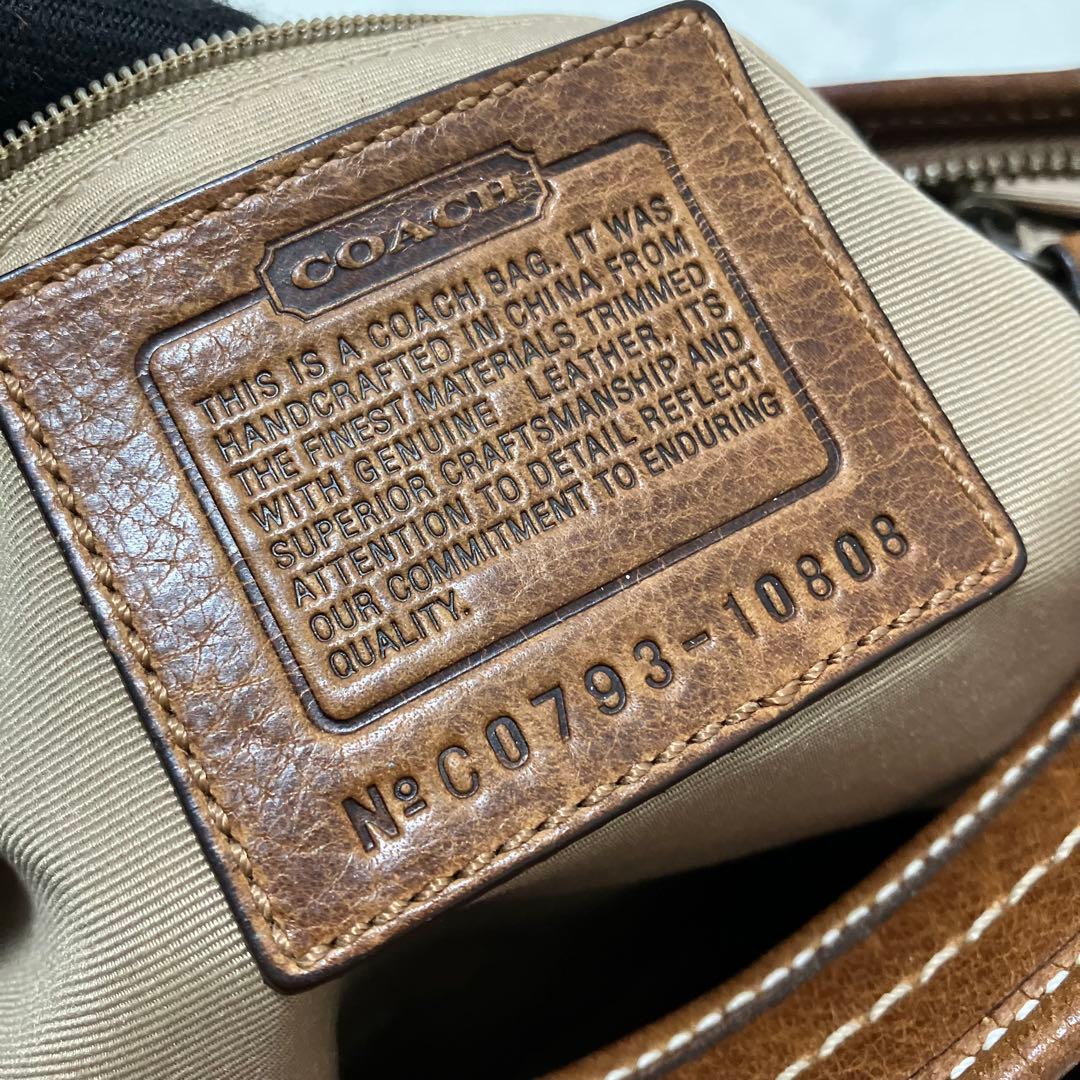 COACH✨コーチ　ワンショルダー　ハンドバッグ　パッチワーク