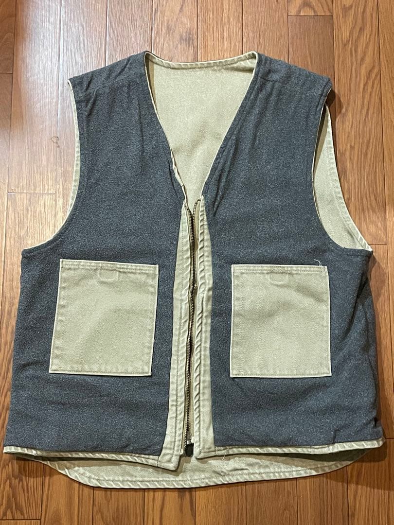 ビ*ン様 Carhartt ベージュ ダックベスト　MADE IN USA