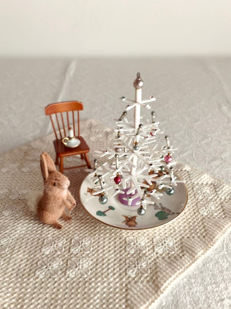 【Jack Louさま】tree ✵ アンティークガラスビーズの ホワイトツリー