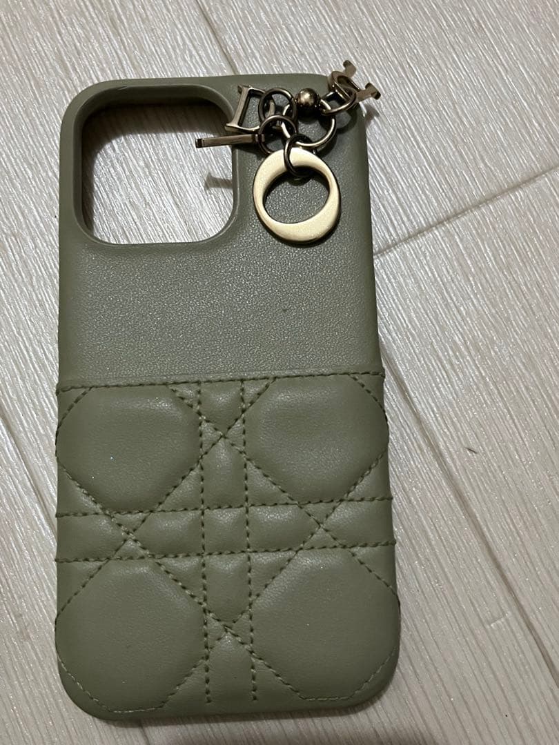 専用 Christian Dior iPhoneケース オリーブグリーン