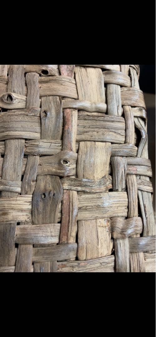 国産 筒井幸彦さんの山葡萄かごバッグ本物保証(くらし舎で購入)