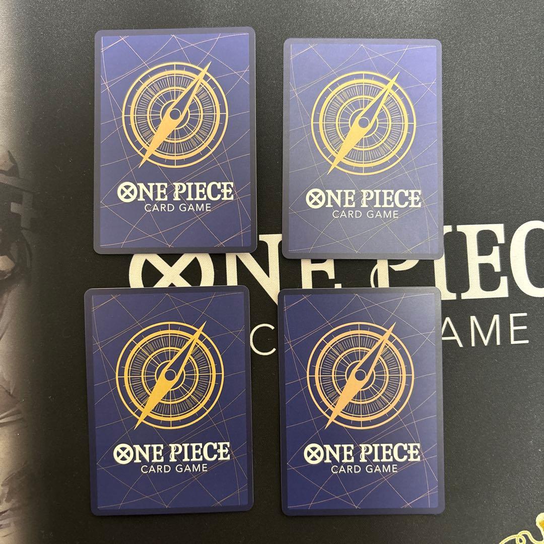 ワンピースカード　ルフィ　シークレットパラレル4枚