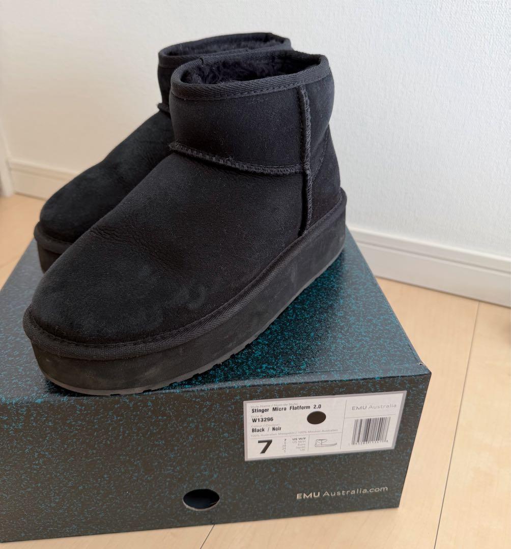 r*m様 emu エミュ♡STINGER MICRO FLATFORM ブラック