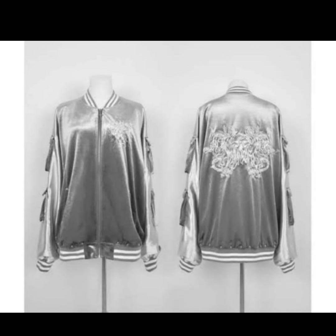 dimmoire ベロアスカジャン シルバー　完売品