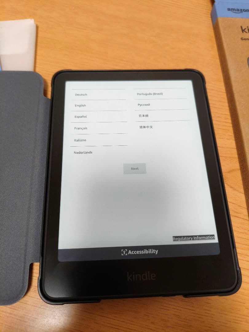 Kindle Paperwhite 16GB ブラック ケース付き　美品