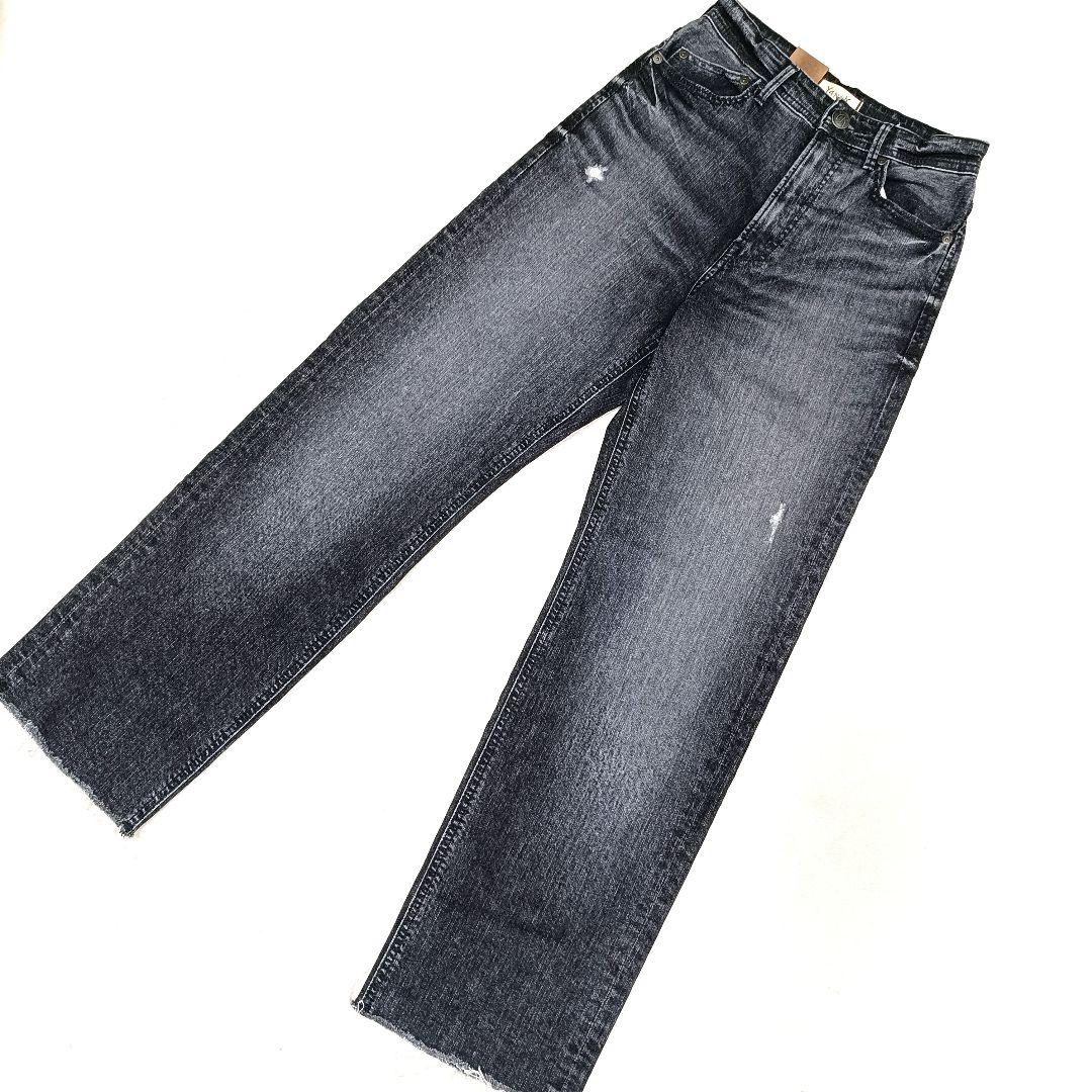 【お値下げ歓迎】 YANUK　別注 LEA ボーイズストレートブラックデニム