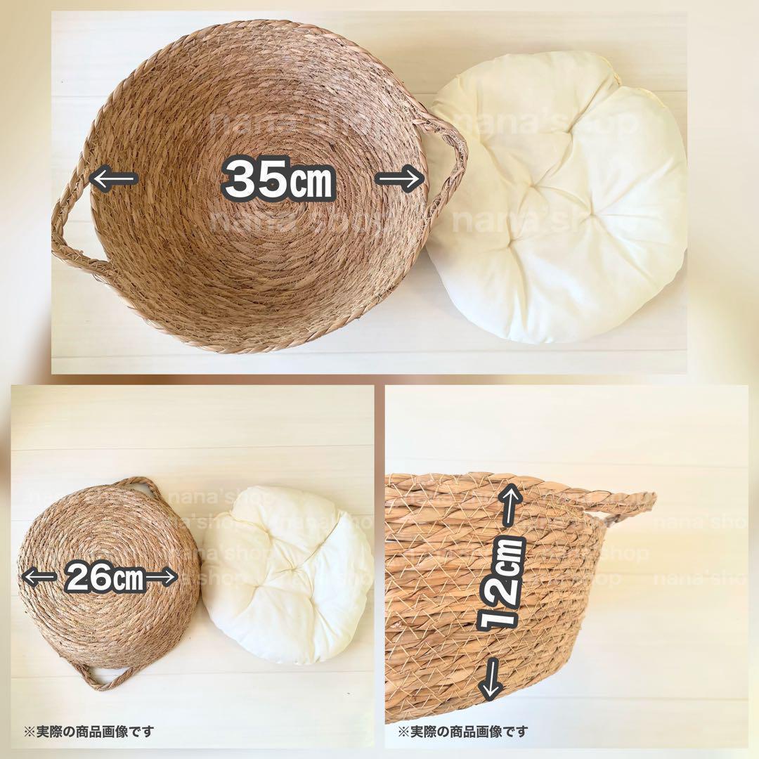 手編み風かごセット【編み込み緑辰】♪ニューボーンフォト撮影衣装　干支　たつ