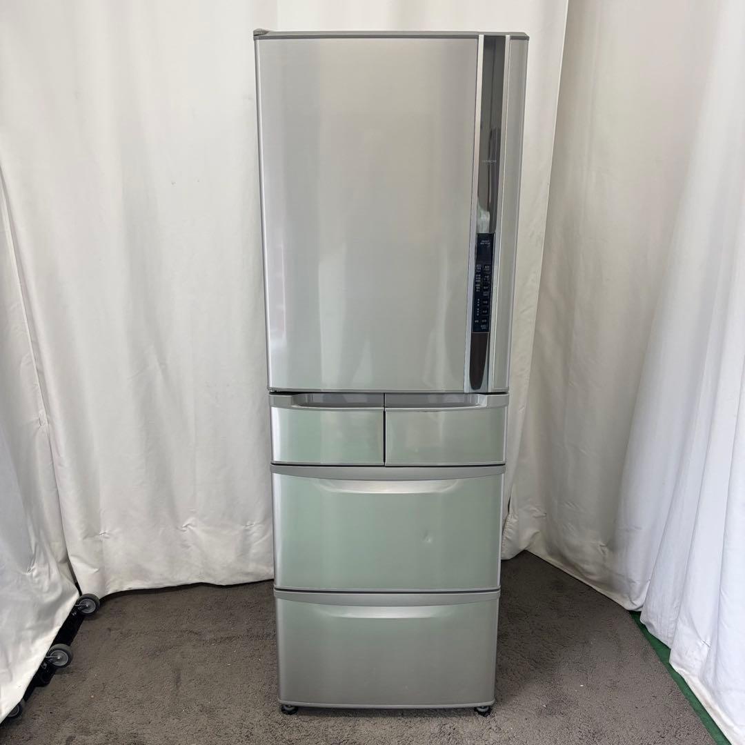 ★907　日立　冷蔵庫　大型　500-600ℓ　安い　左開き　自動製氷　設置無料