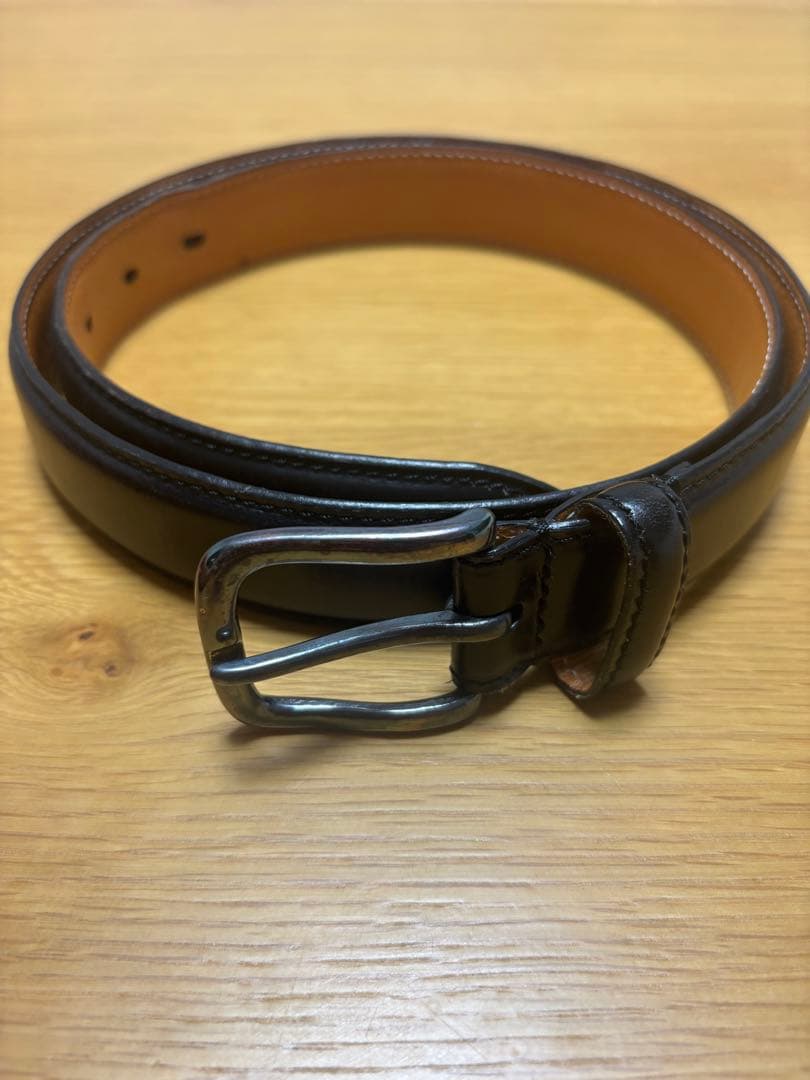 GANZO ブライドルベルト 黒 L size