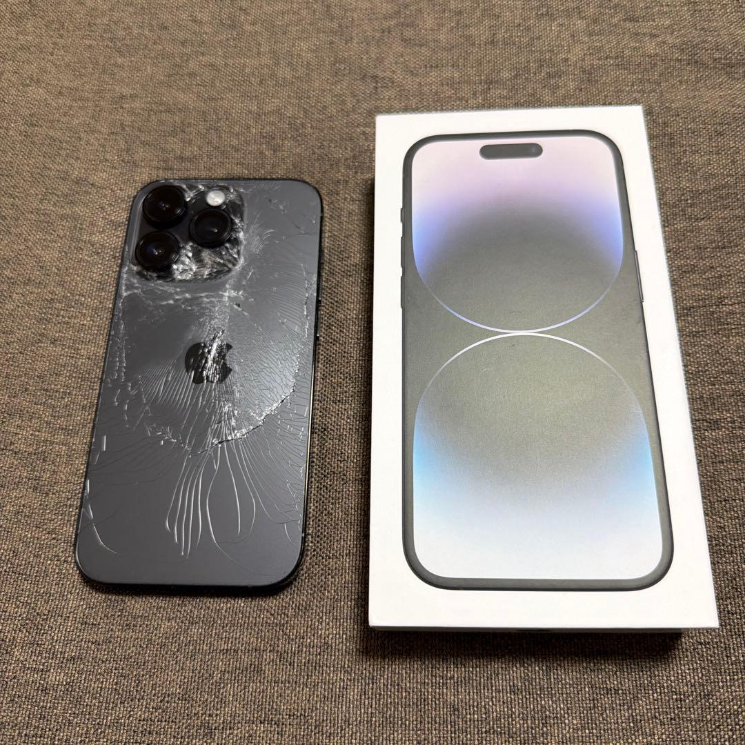 【値下げ歓迎】ジャンク Apple iPhone 14 Proスペースブラック