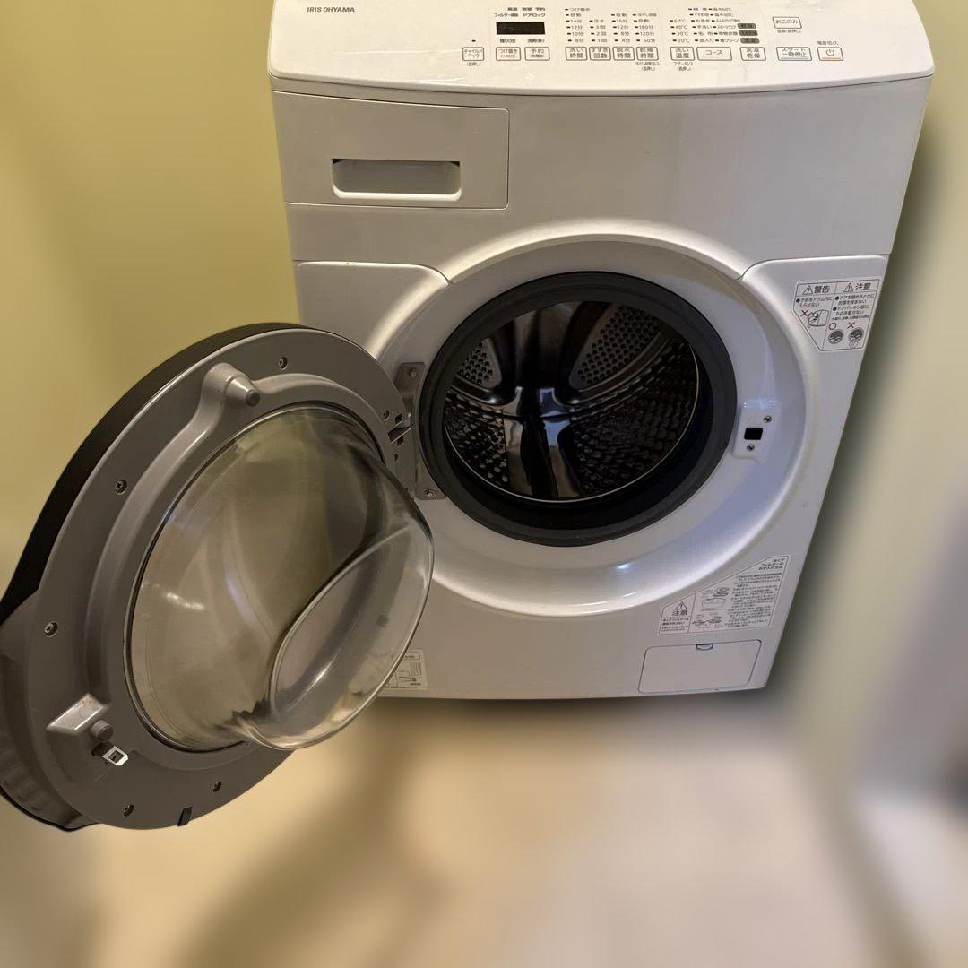 美品　2021年製IRIS OHYAMA ドラム式洗濯機 CDK832