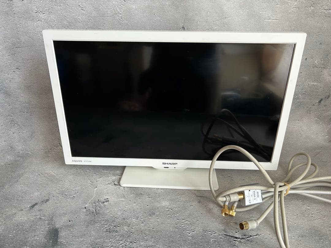 【2022年製】SHARP AQUOS 19V型 液晶テレビ 2T-C19DE白