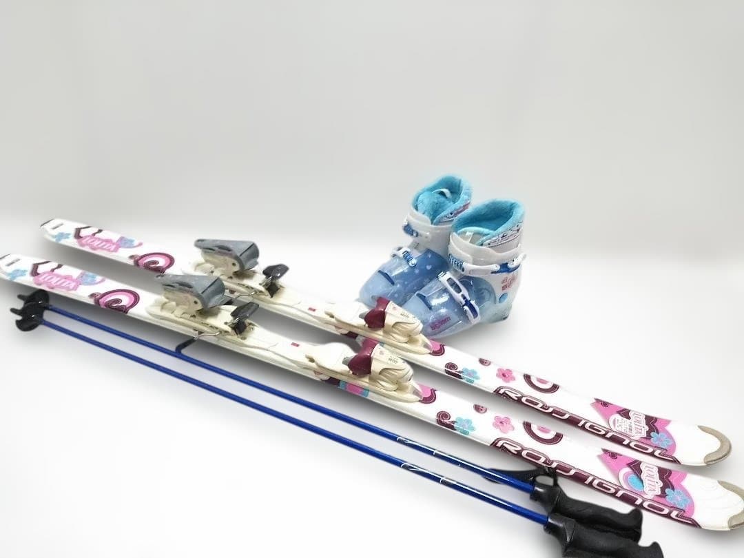 レディーススキー4点セット ロシニョール LOLITA 140cmブーツ24cm