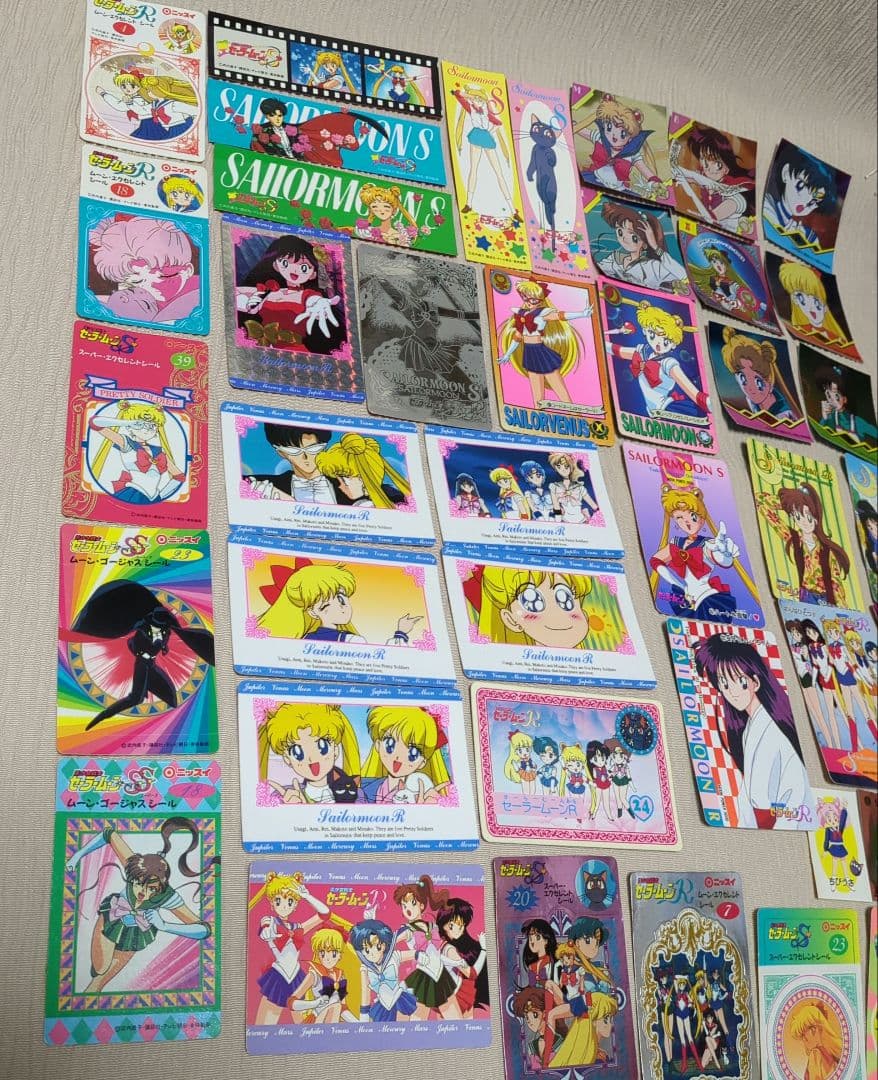 セーラームーン トレーディングカード・シールセット全43枚