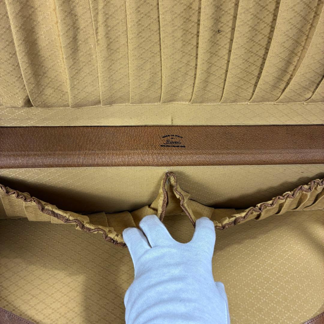 超希少✨GUCCIグッチ アンティーク トランクケースト シェリーライン