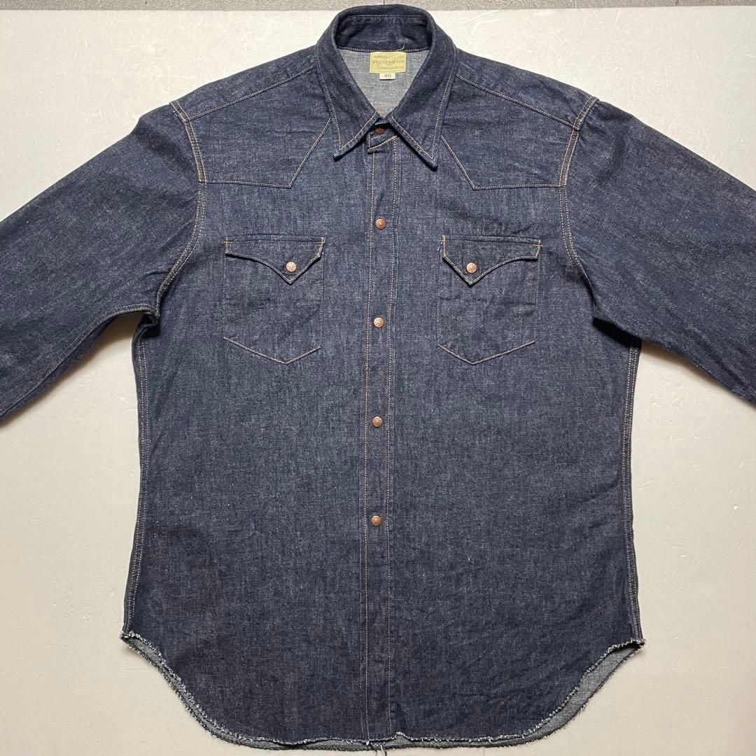 ウエアハウス Lot3038 デニムウエスタンシャツ 40