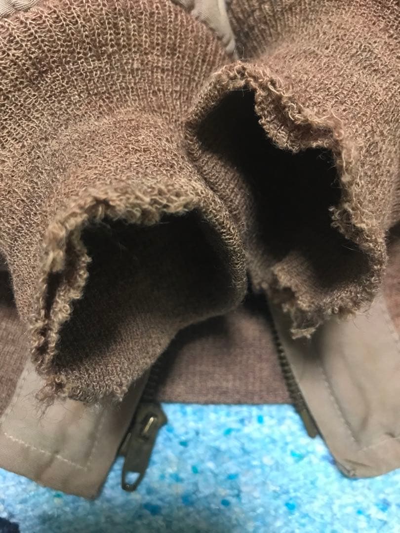 50s ボンバージャケット ナイロン ボアブルゾン ワーク ギャバジン 短丈