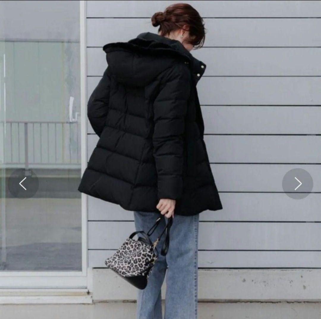 【新品未使用】グローバルワーク　ウツクシルエット撥水ダウンコート L ブラック