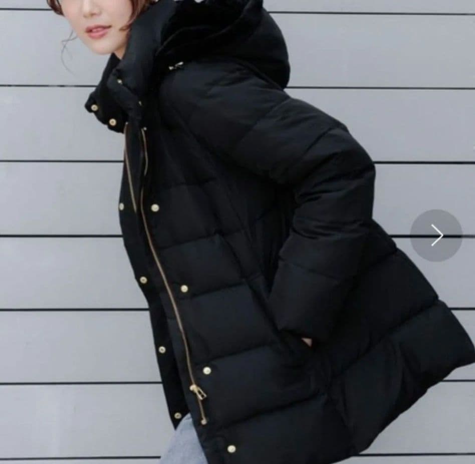 【新品未使用】グローバルワーク　ウツクシルエット撥水ダウンコート L ブラック