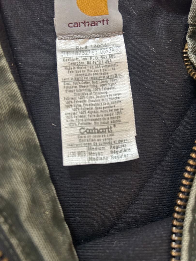 Carhartt アクティブジャケット モスグリーン M カーハート