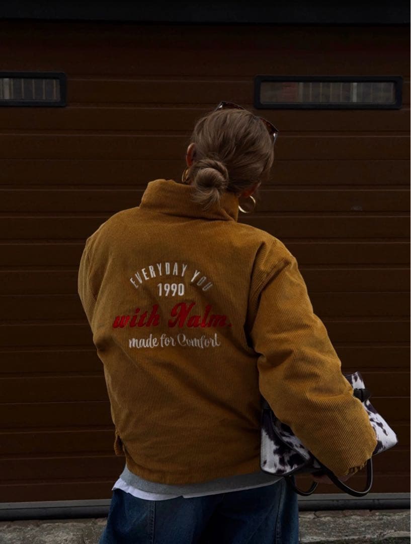 【新品未使用】nalm. REVERSIBLE LOGO DOWN JACKET