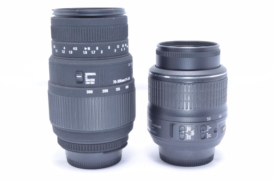 Nikon D7100 ダブルレンズセット　シグマＤＧ超望遠レンズ付き