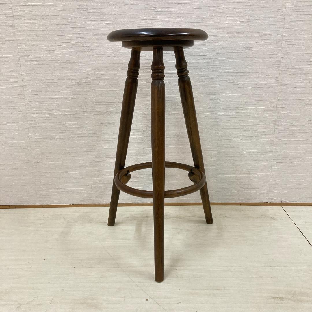 【柏木工】飛騨高山の家具 ハイスツール カウンターチェア 丸椅子