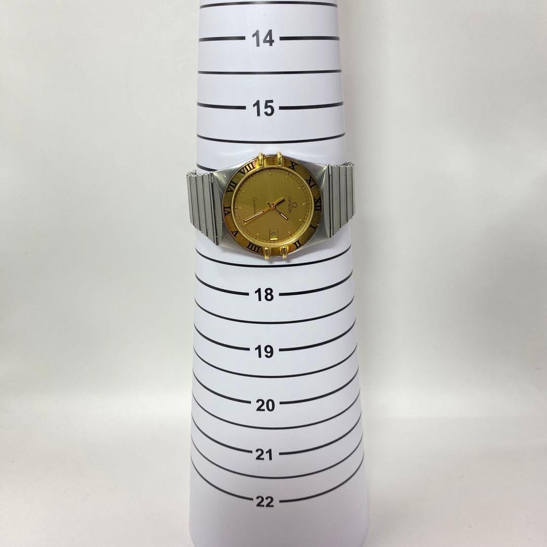 [稼働]OMEGA オメガ　コンステレーション　ゴールドベゼル 腕時計 クォーツ