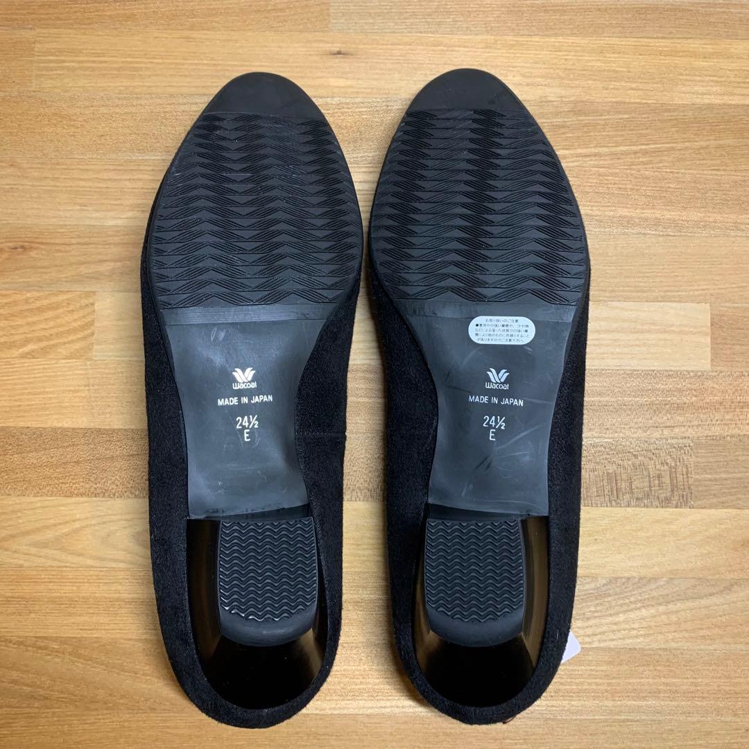 【週末セール】【新品】ワコールサクセスウォーク スエード24.5cm