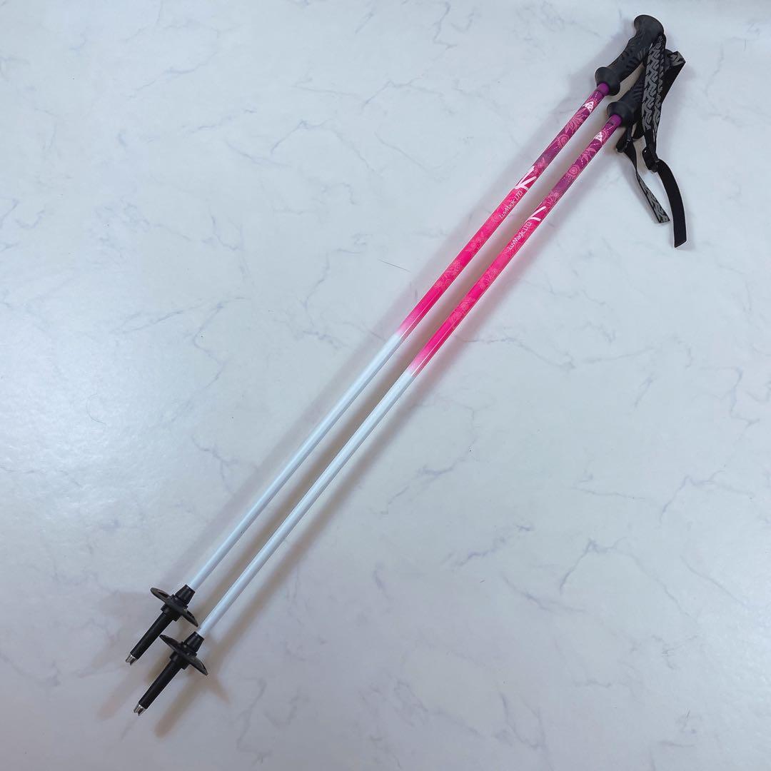 【使用1回極美品】レディース フリースタイル スキー板 ３点セット 130