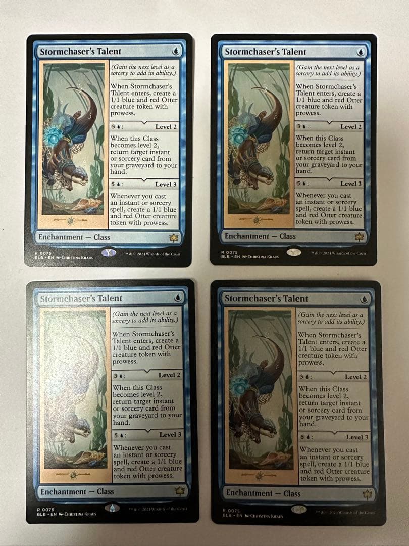 嵐追いの才能　Stormchaser's Talent 4枚セット