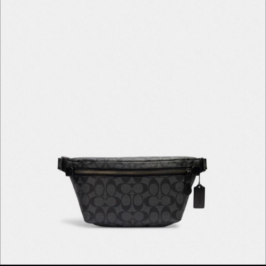 ♡ Coach コーチ ボディバッグ シグネチャー ブラック 黒 斜め掛け♡