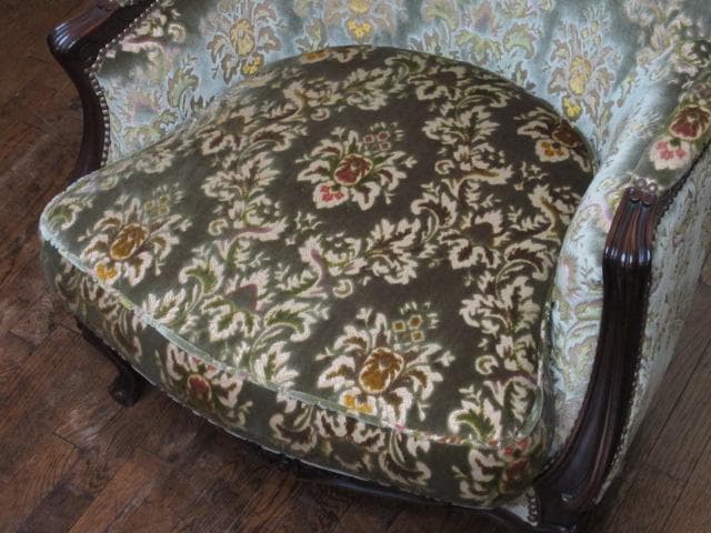 カリモク domani ドマーニ Louis XV 1人掛け ソファ 定価46万