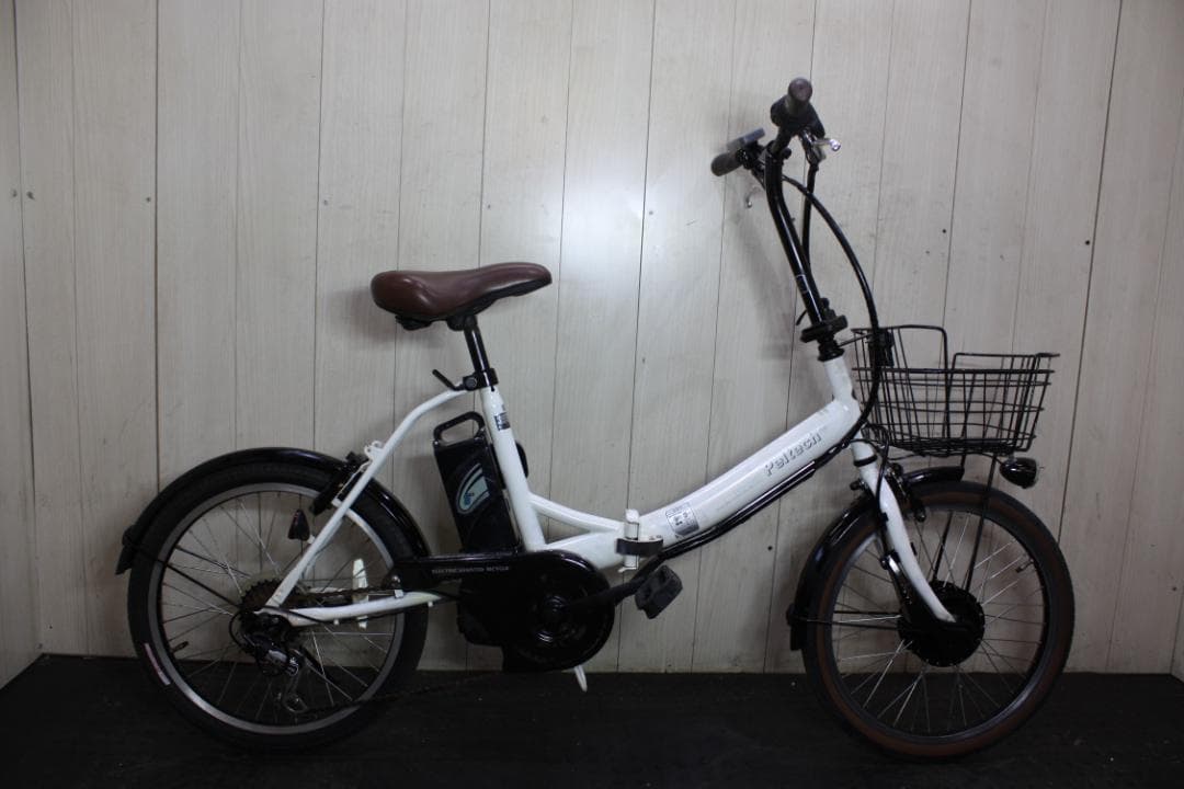 PELTECH ペルテック TDN-206 20型 6速 6AH折り畳み電動 白