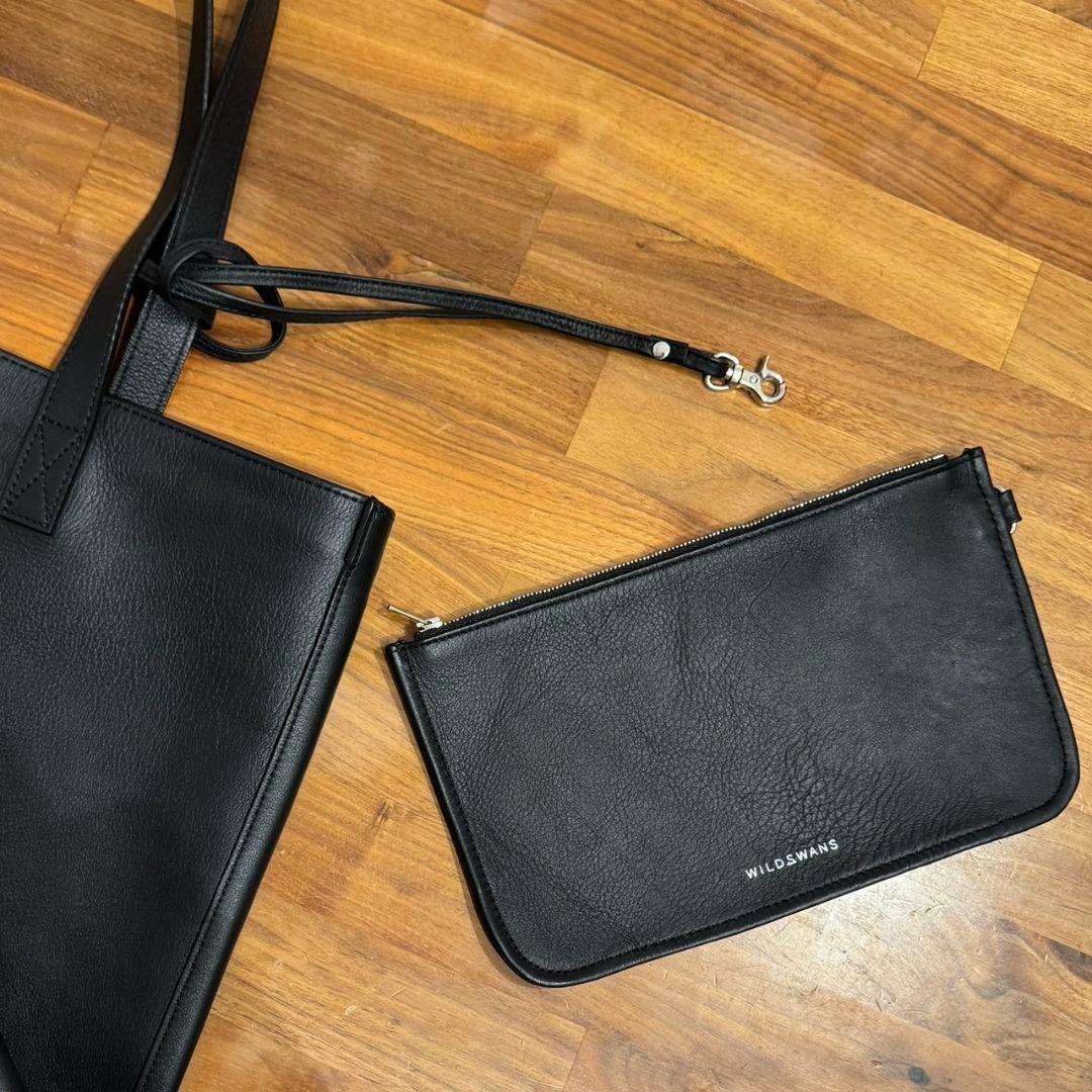 ワイルドスワンズ LIBERO トート ブラック 美品