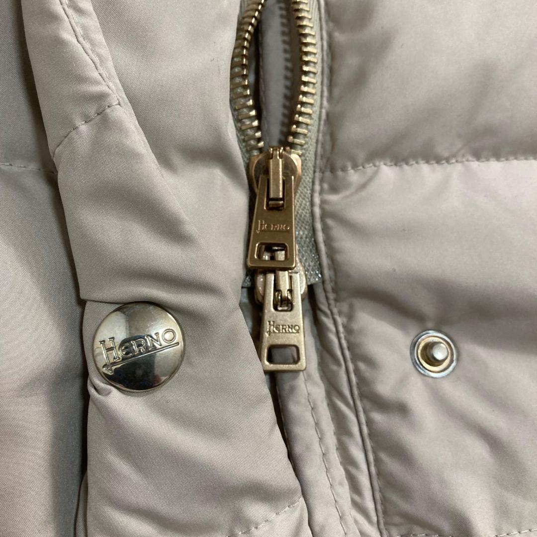 17518✨ヘルノ 42 LL ポーラーテック スタンドカラー ダウンコート