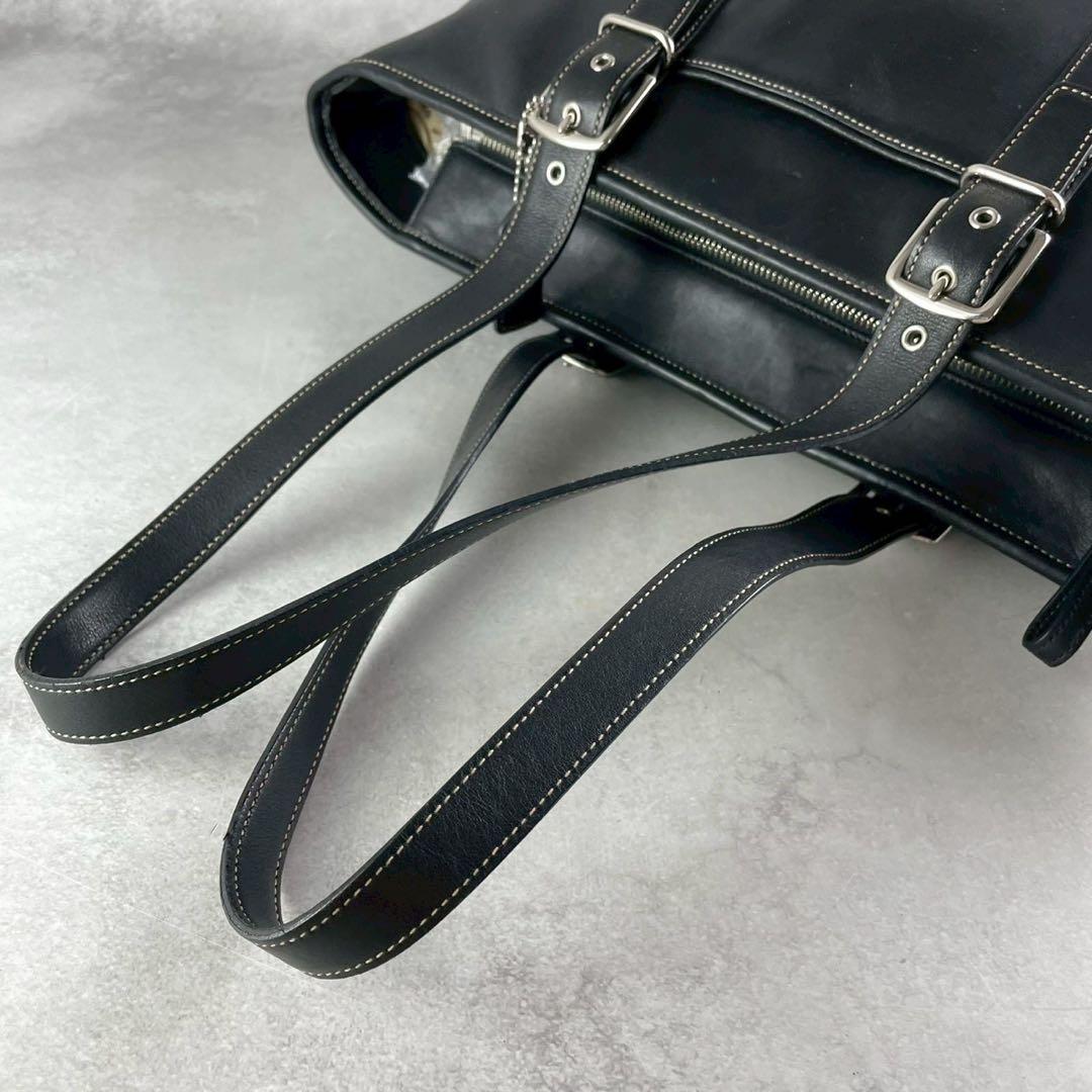 COACH オールドコーチレザートートビジネスバッグA4通勤