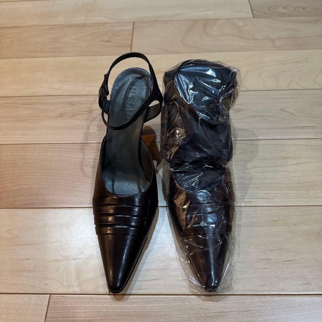 ジルサンダー ポインテッドトゥ ハイヒール