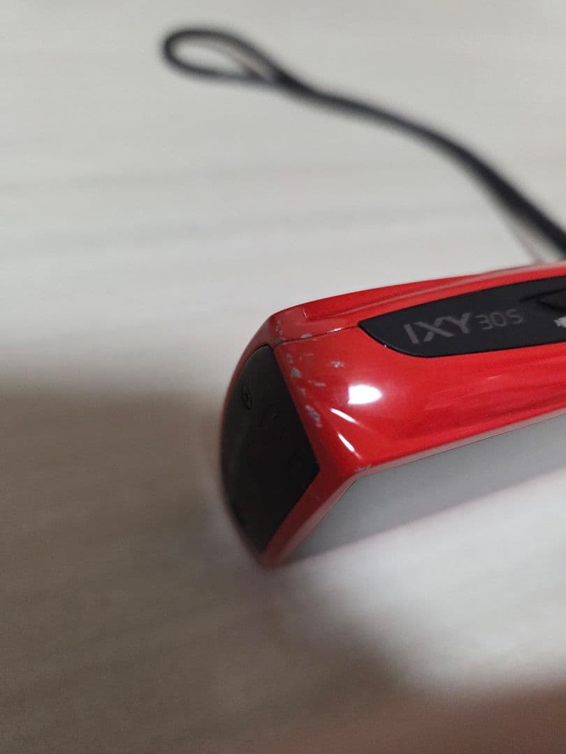 Canon IXY 30S 赤 デジタルカメラ 本体+バッテリー+充電器