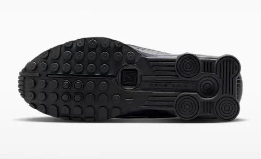 靴 Shox R4 Black llic Silver