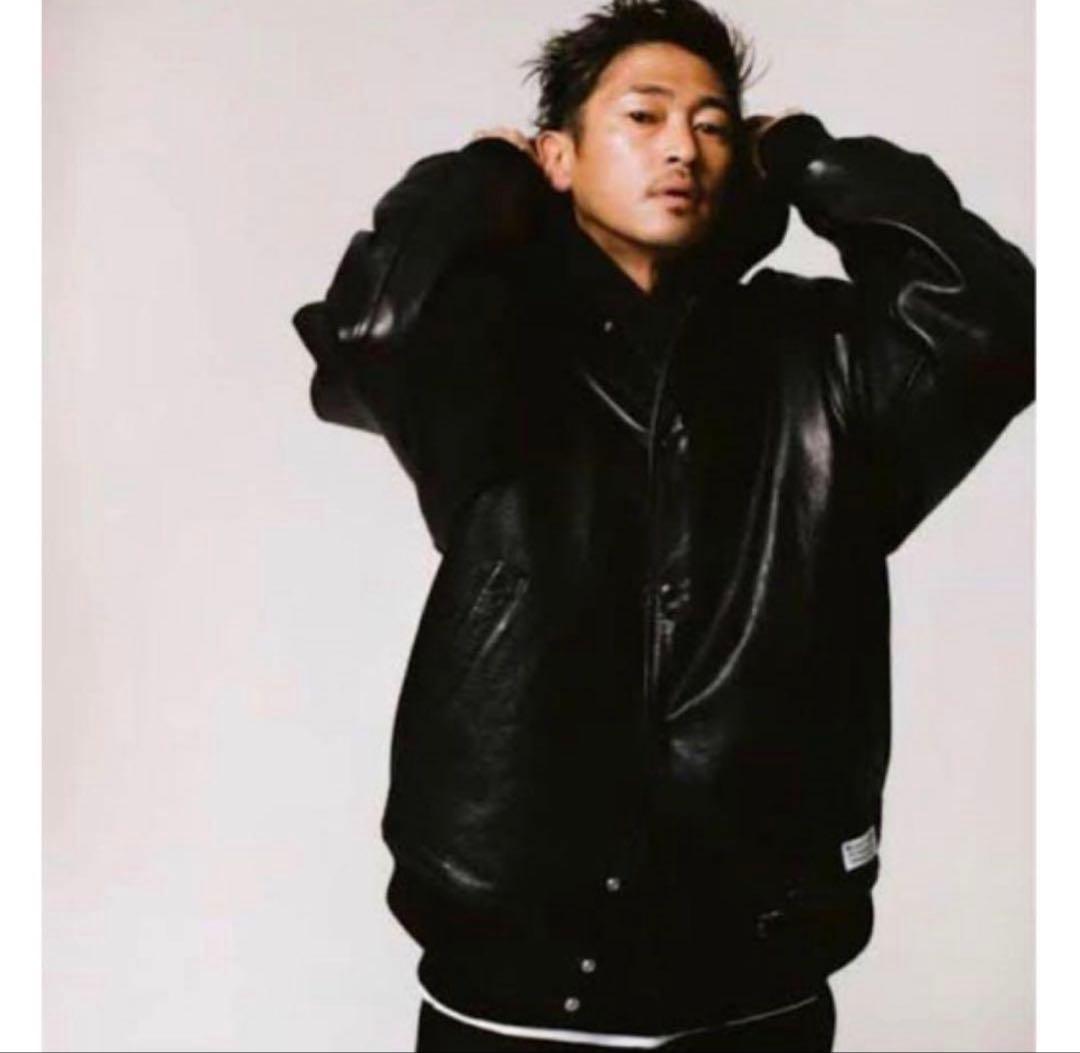 wackomaria ワコマリア LEATHER VARSITY JACKET