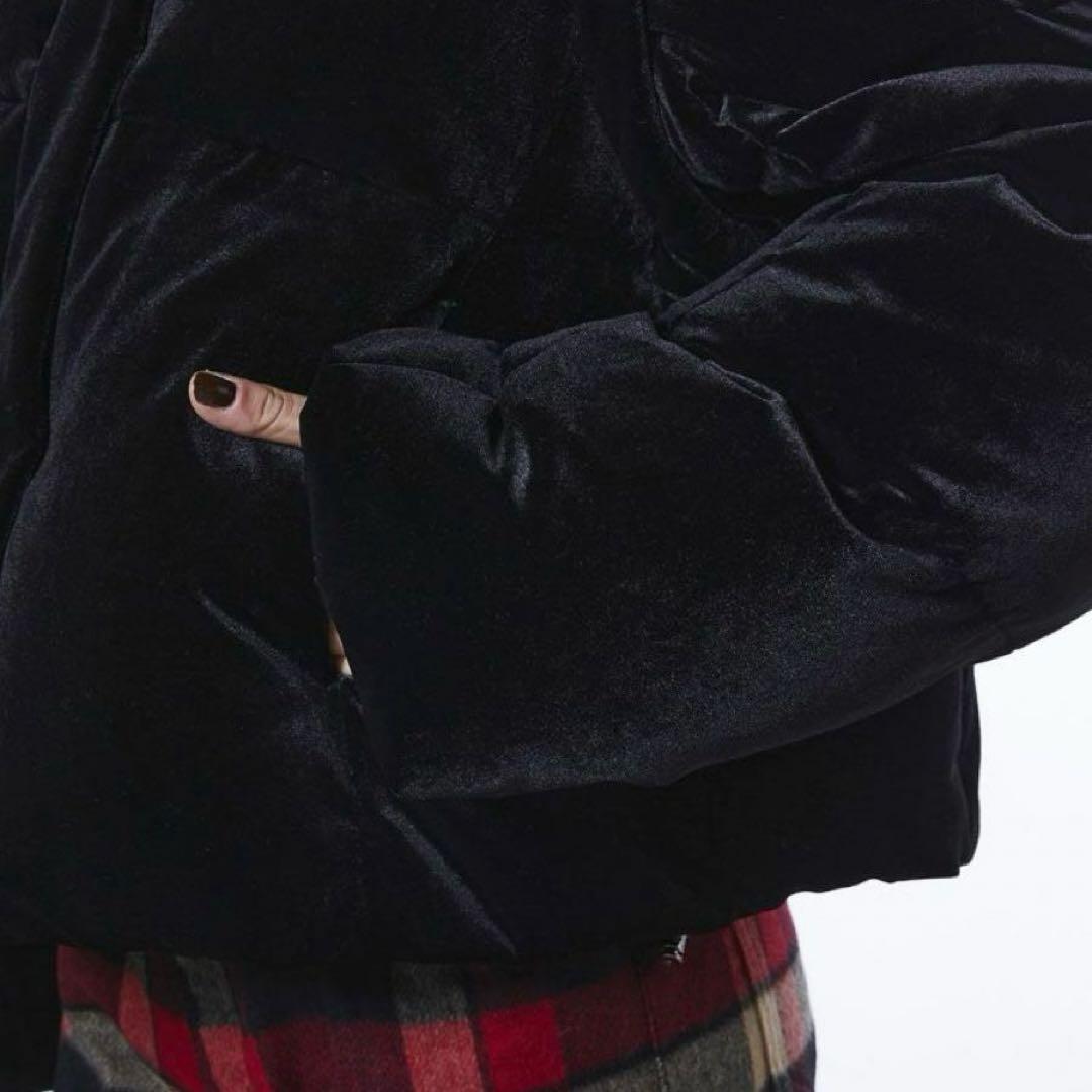 【新品】ダブルスタンダードクロージング 2WAY ベロアダウンジャケット