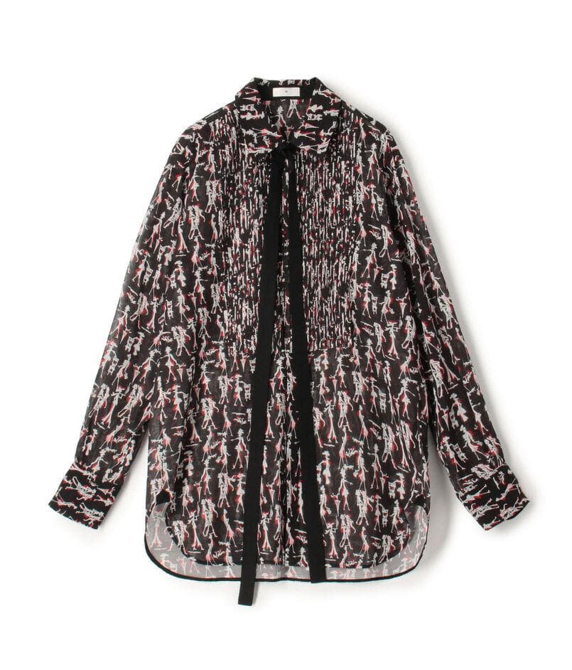 miho.k827 新品TOMORROWLAND .Bプリントシャツ