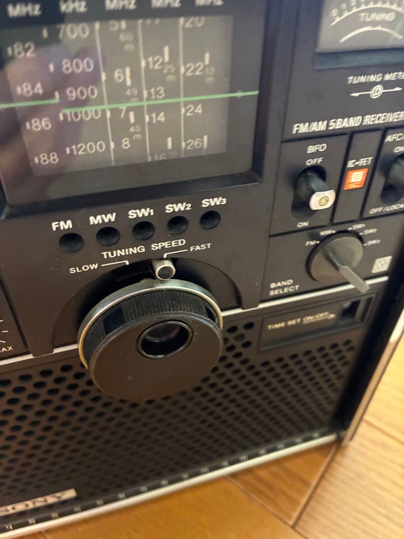 SONYスカイセンサーICF-5800 専用ACアダプター付き