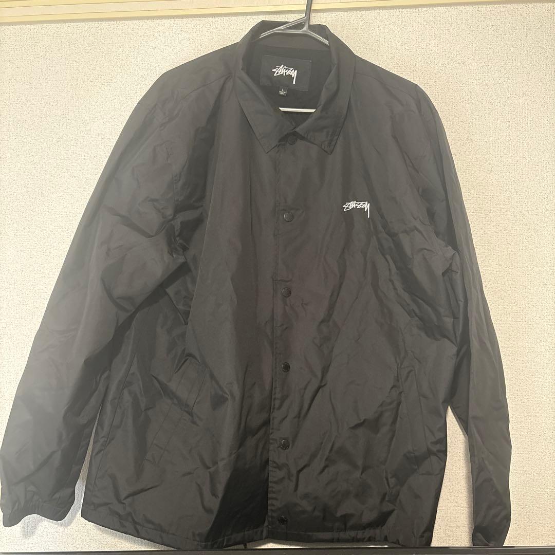 Stussy コーチジャケット 黒
